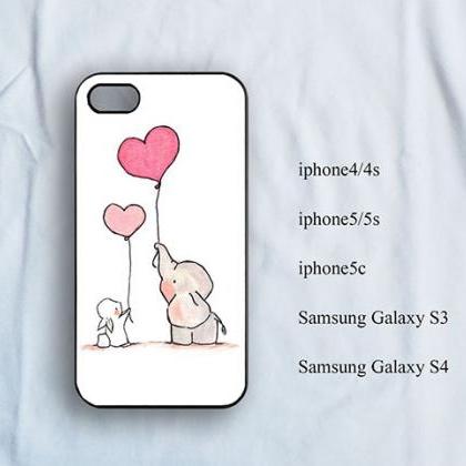 Iphone Case,elephant And Happy Bunny Phone..